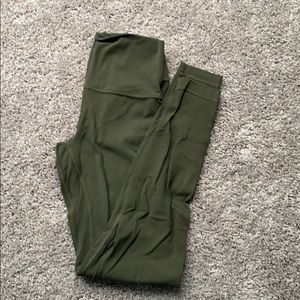 Lululemon Align Army Green Leggings